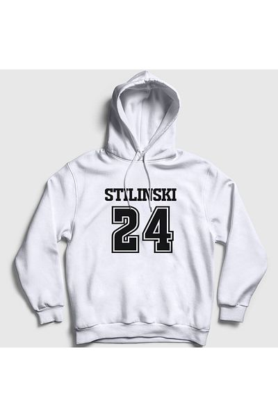 Presmono Unisex White Stiles Stilinski Φούτερ με κουκούλα Teen Wolf 341037 tt