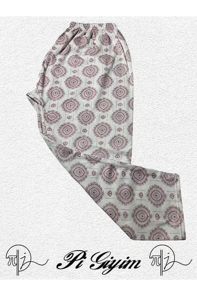 PİERLES Pantaloni de pijama de iarnă pentru femei - cu lână în interior p01