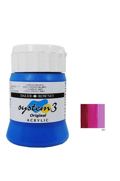 Daler Rowney System 3 Acrylic Paint 500ml - Purple 433