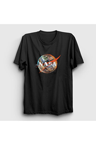 Presmono Unisex crna planeta NASA svemir svemir T-shirt 369103tt