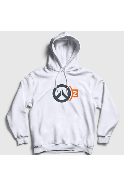Presmono Φούτερ με κουκούλα Unisex White Logo V2 Gaming Overwatch 361333 ττ