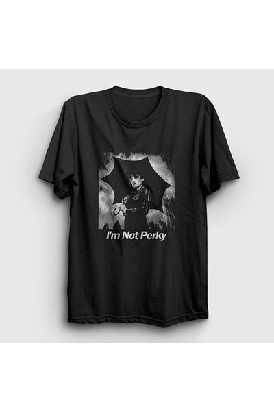 Presmono Μπλουζάκι Unisex Black Perky Wednesday Addams Family Addams Family 365820 ττ