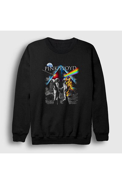 Presmono Φούτερ Unisex Black Moon V2 Pink Floyd 352621 ττ