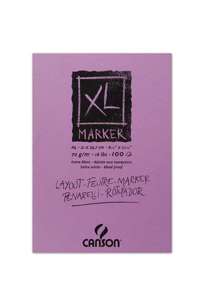 Canson XL Marker Block 70Gr-A4