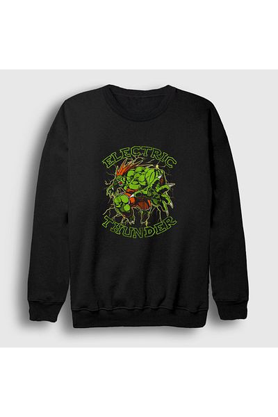 Presmono Φούτερ Unisex Black Blanka Game Street Fighter 395428 ττ