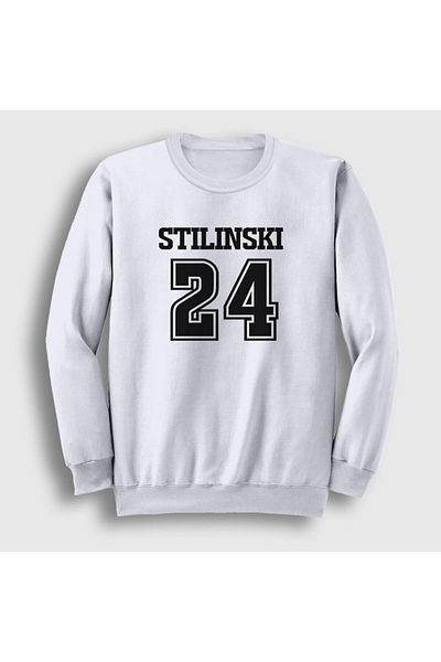 Presmono Φούτερ Unisex White Stiles Stilinski Τηλεοπτική σειρά Teen Wolf 340997 ττ