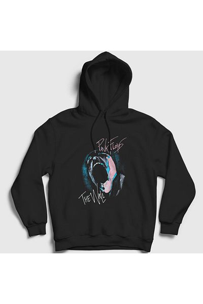 Presmono Unisex Μαύρο The Wall V2 Φούτερ με κουκούλα Pink Floyd 355251 ττ