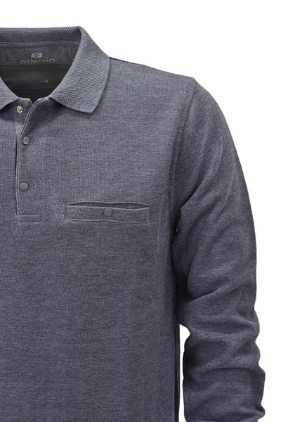 DYNAMO Men's Polo Neck Pocket Sweatshirt 6857 Bgl-St04024