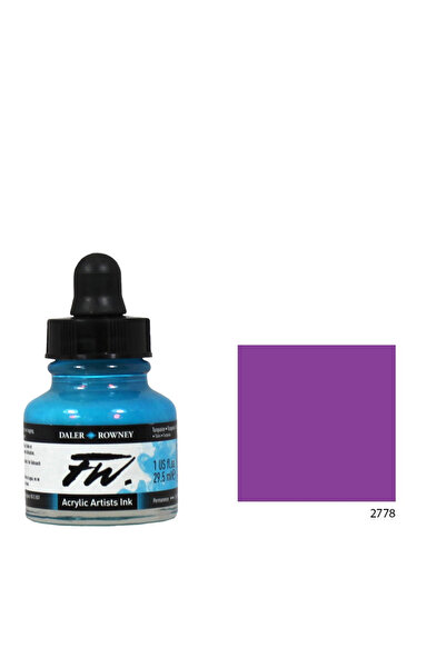 Daler Rowney FW Ink Likit Akrilik 29.5ml - Purple Lake 2778