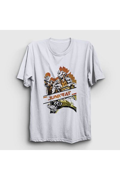 Presmono Μπλουζάκι Unisex White Junkrat Game Overwatch 360078 ττ