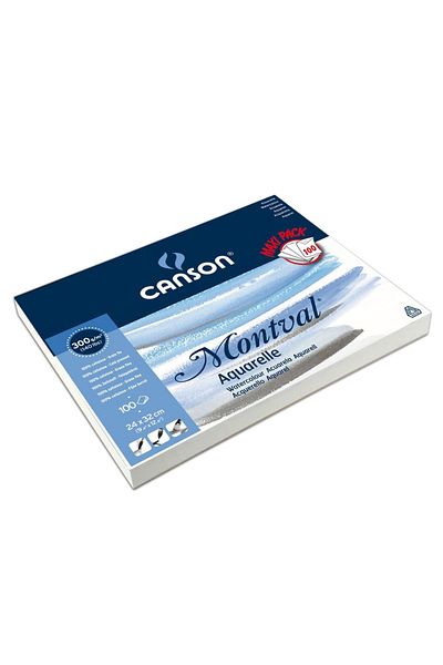 Canson Montval 300Gr Water Color Block - 24X32Cm 100Yp