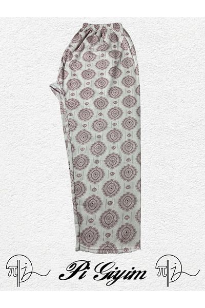 PİERLES Pantaloni de pijama de iarnă pentru femei - cu lână în interior p01