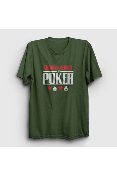 Presmono Μπλουζάκι Unisex Khaki Wsop World Series Of Poker 363470 ττ