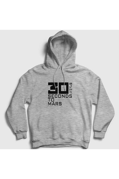 Presmono Φούτερ με κουκούλα Unisex γκρι κάλυμμα 30 Seconds To Mars 377588 ττ