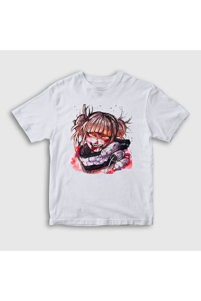Presmono Tricou alb Himiko Toga V2 unisex pentru copii Anime My Hero Academia359537tt