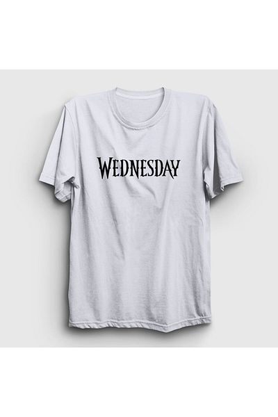 Presmono Μπλουζάκι Unisex Λευκό λογότυπο Wednesday Addams Family Addams Family T-shirt 365311 ττ