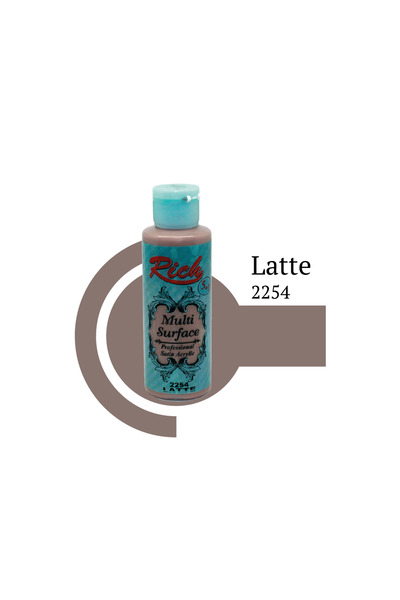 Rich Multi Surface Her Yüzey İçin Akrilik Boya 120 cc. - 2254 Latte