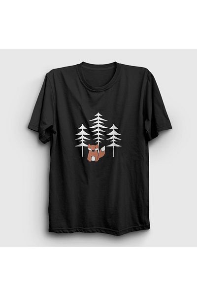 Presmono Μπλουζάκι Unisex Black Forest Fox Fox 367620 ττ