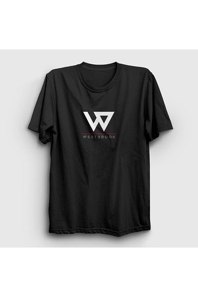 Presmono Μπλουζάκι Unisex μαύρο λογότυπο Russell Westbrook 368800 ττ