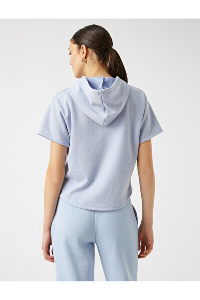 Koton Tričko s krátkým rukávem a kapucí