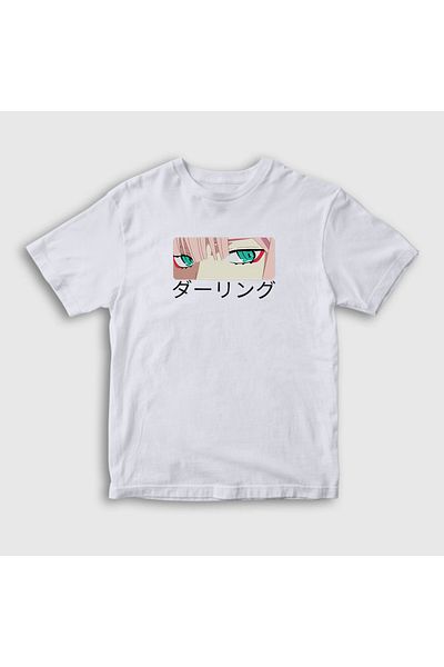 Presmono Tricou unisex alb Zero Two Anime Darling In The Franxx355107tt