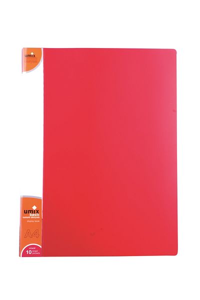 Umix 10 ملفات عرض حمراء - A4، N:u1141p-ki