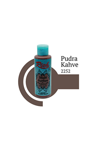 Rich Multi Surface Her Yüzey İçin Akrilik Boya 120 cc. - 2252 Pudra Kahve