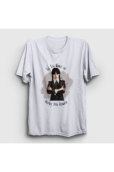 Presmono Μπλουζάκι Unisex White Power Wednesday Addams Family Addams Family 365990 ττ