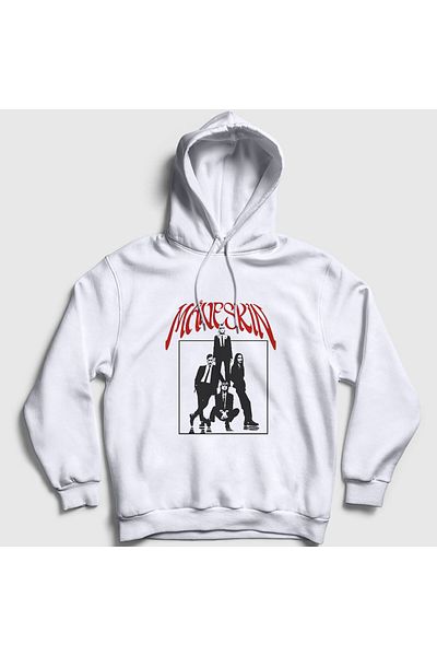 Presmono Φούτερ Maneskin Unisex με λευκή κουκούλα - 356937 ττ
