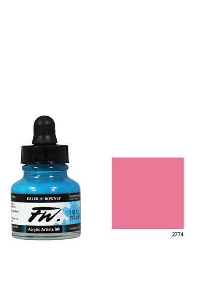Daler Rowney FW Ink Likit Akrilik 29.5ml - Process Magenta 2774