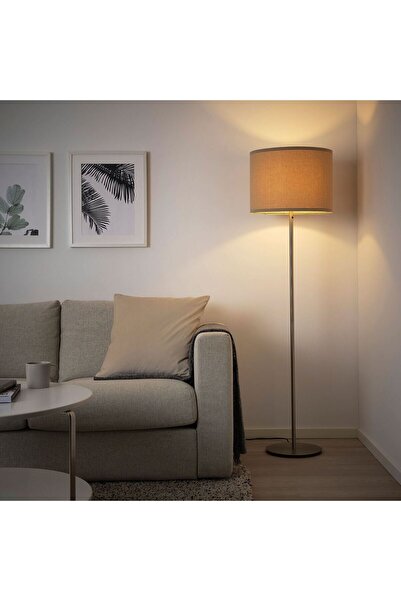 Genel Markalar Yer lambası iskeleti, pirinç rengi