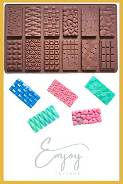 ENJOYPEPERON 12 نموذجًا مختلفًا - قالب طاقة البروتين وقوالب تزيين شوكولاتة ال...