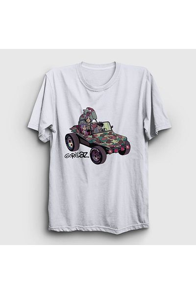 Presmono Μπλουζάκι Unisex White Geep Gorillaz 402430 ττ