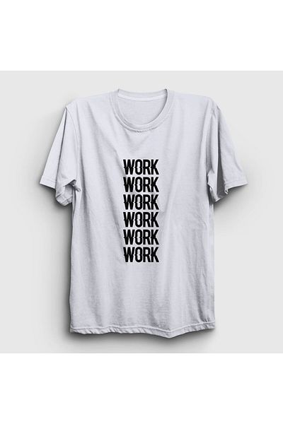 Presmono Μπλουζάκι Unisex White Work Work Work Rihanna 341960 ττ