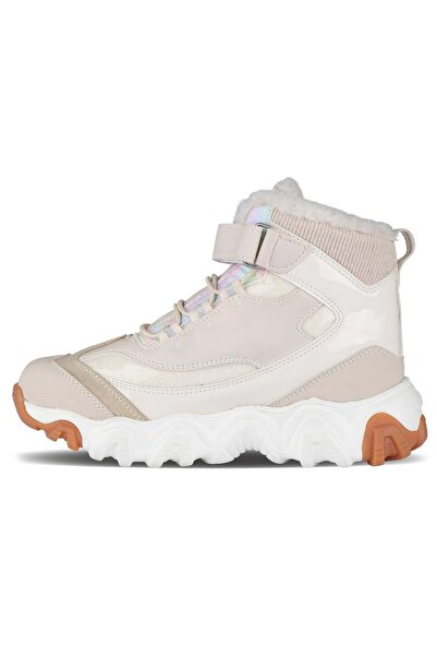 Kocamanlar Ayakkabı Vicco D'Lites Radus Phylon Rubber Sole Wool Orthopedic Kids Boots Beige