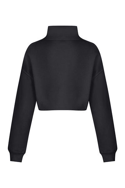 MuuBs Gumi Stand Collar Long Sleeve Supercrop