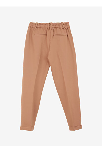 Benetton Yüksek Bel Kahve Kadın Pantolon 4DI4DF00J