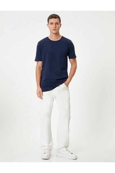 Koton Slim Fit Crew Neck Short Sleeve Basic T-Shirt