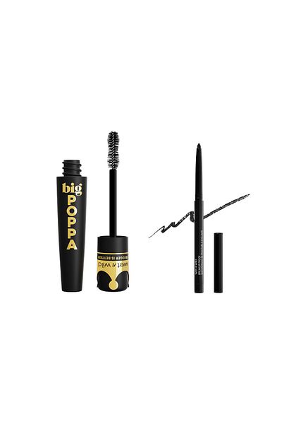 WET N WİLD Wet n Wild Big Poppa Mascara + Megalast Eyeliner Black