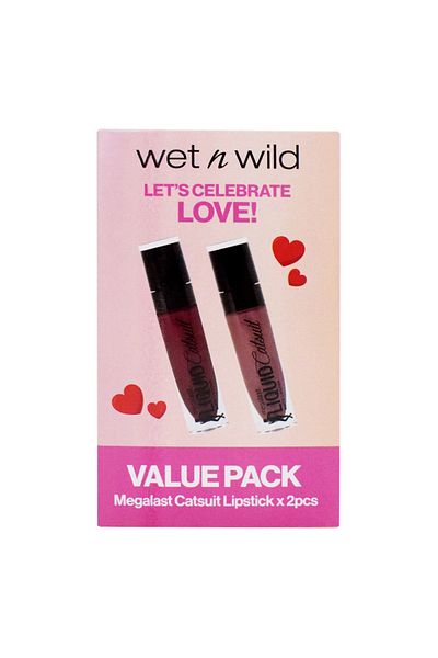 WET N WİLD Wet n Wild Megalast Catsuit Lipstick 2Pc Value Pack
