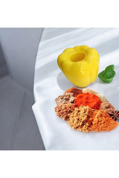 Uğur Böceği Ticaret Yellow Trinket - Pepper Shaped Tea Port