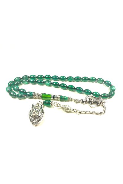 İskeçe Tesbih 925 проба срібний наккаш шнур, зістарений, старовинний, багаток...