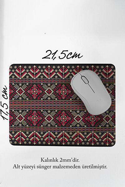 Azresa Kilim Desenli Mouse Pad - Çalışma Alanınıza Estetik Katın!