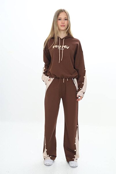 Pantulux Παιδικό 100% βαμβακερό 2 κλωστές χτενισμένο ύφασμα με κουκούλα φόρμα-179