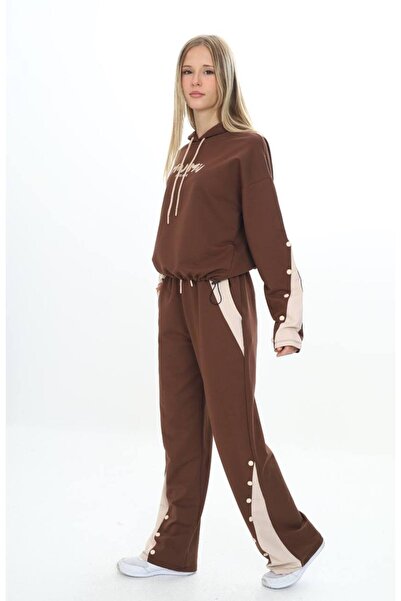 Pantulux Παιδικό 100% βαμβακερό 2 κλωστές χτενισμένο ύφασμα με κουκούλα φόρμα-179