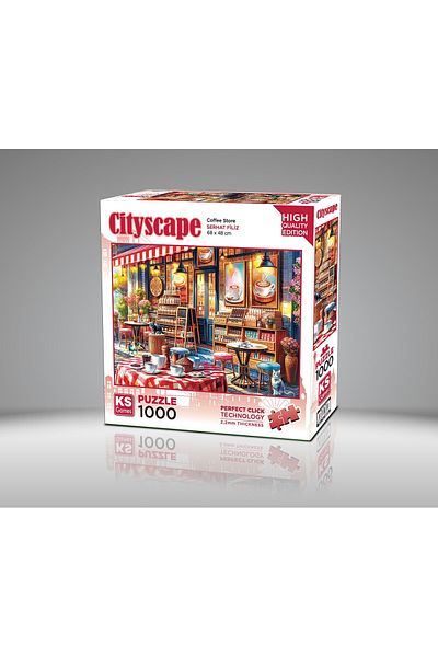 Ks Games Coffee Store 1000 Piece Puzzle