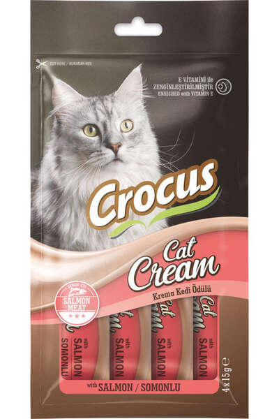 Crocus SOMONLU KREMA KEDI ÖDÜLÜ 4 X 15 GR X 5 ADET DRSTR