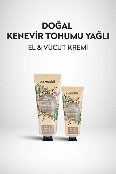 Dermokil Doğal Kenevir Yağlı El ve Vücut Kremi 75 ml
