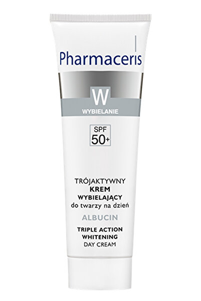 Pharmaceris كريم ألبوسين النهاري للتبييض ثلاثي المفعول بمعامل حماية من الشمس ...