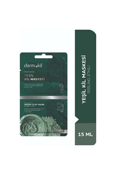 Dermokil Green Clay Mask with Peeling Effect - Two Uses 2 X 7.5ml